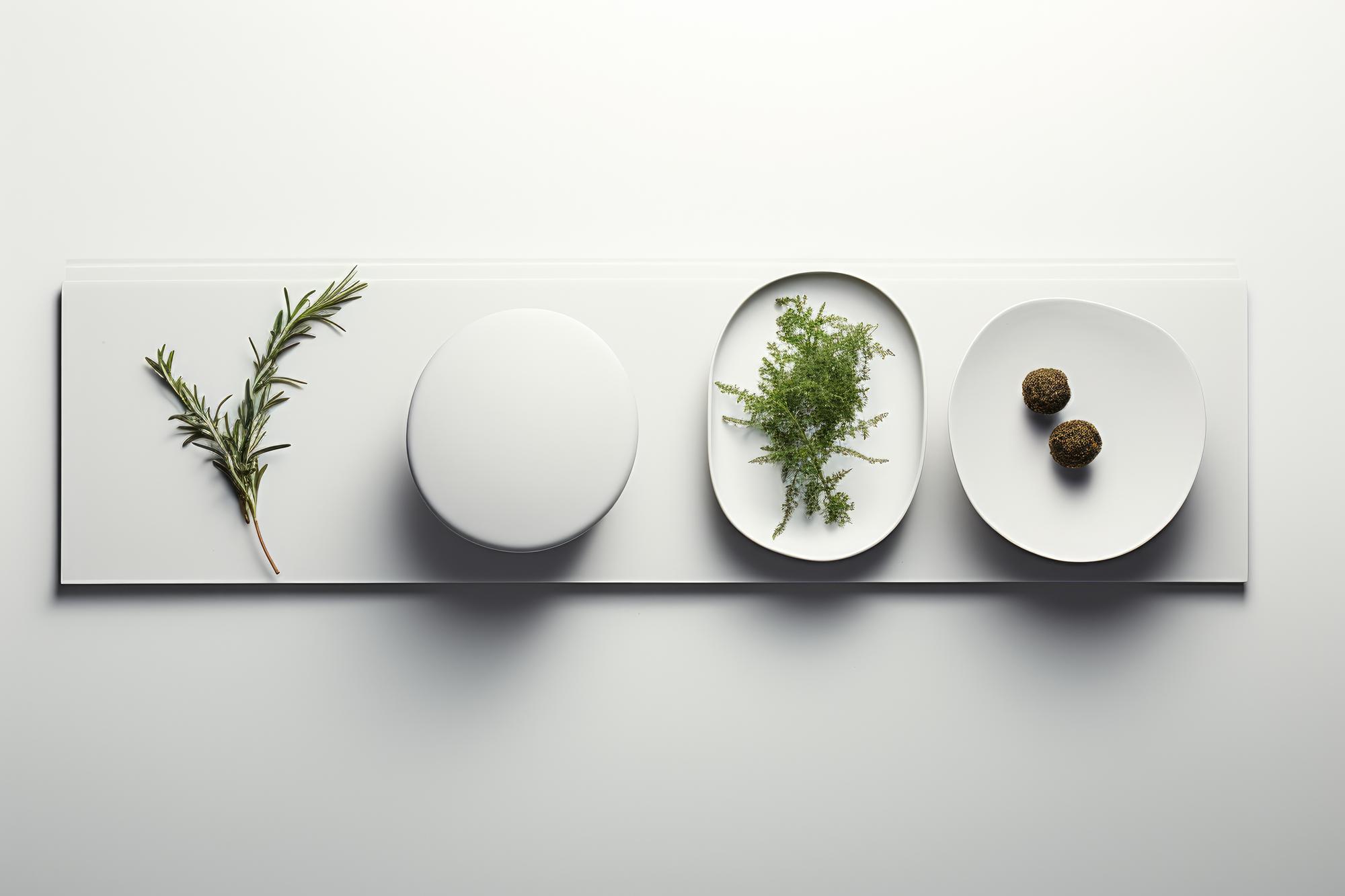 two small plated samples